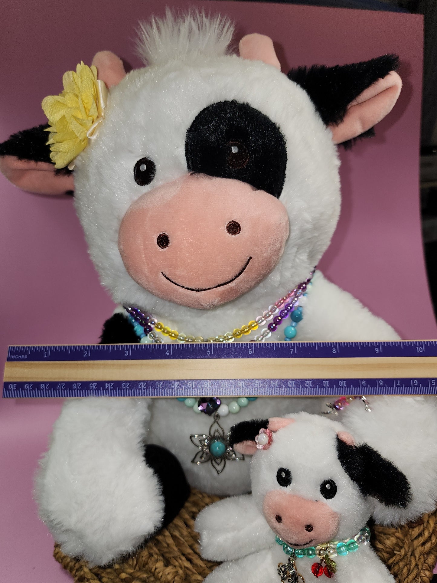 Moo Mama & Baby custom stuffies